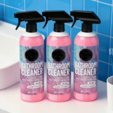 ✨ Bathroom Cleaner: Sparkle in Seconds, No Harsh Fumes