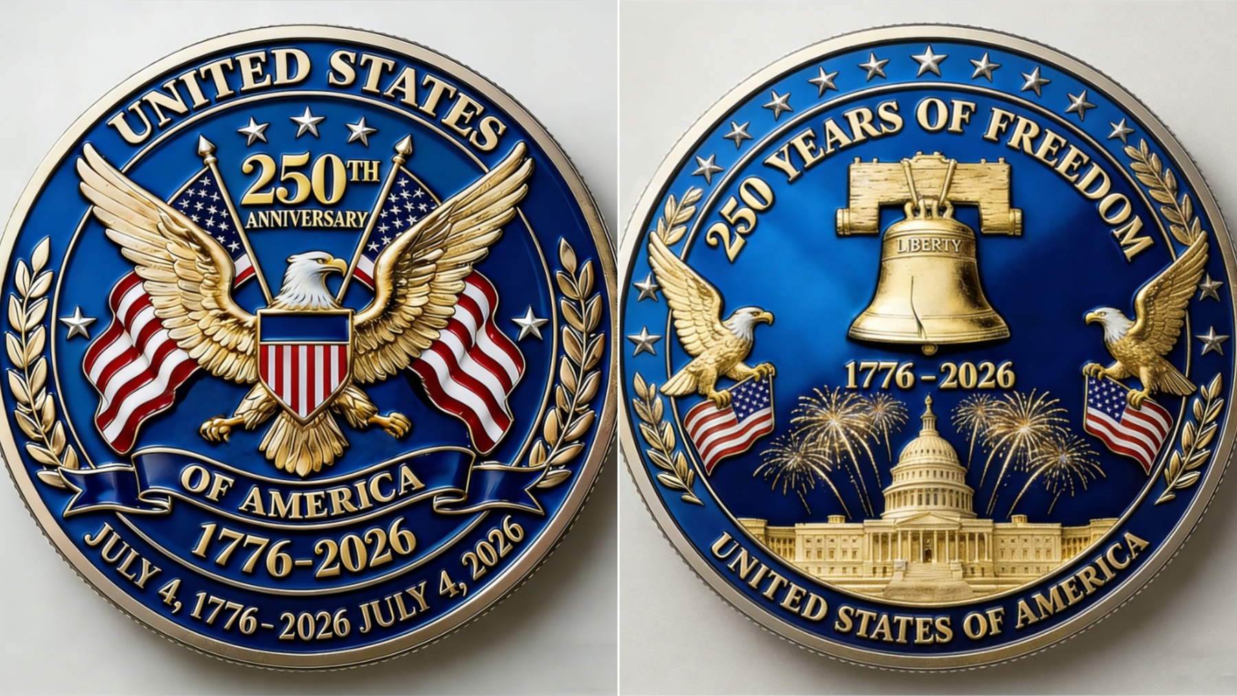 250th Anniversary Commemorative Coin of American