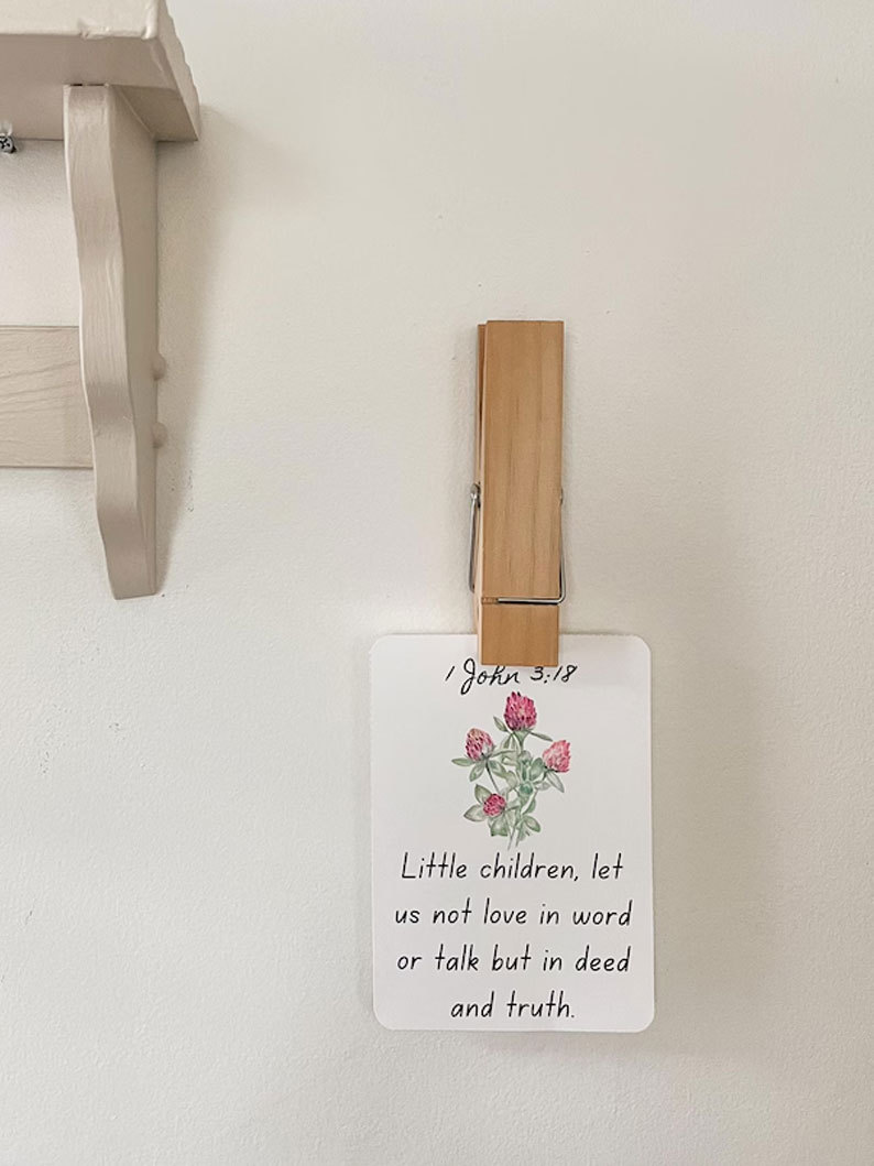 Bible Scripture Memory Card