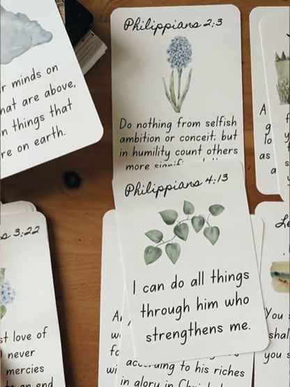 Bible Scripture Memory Card