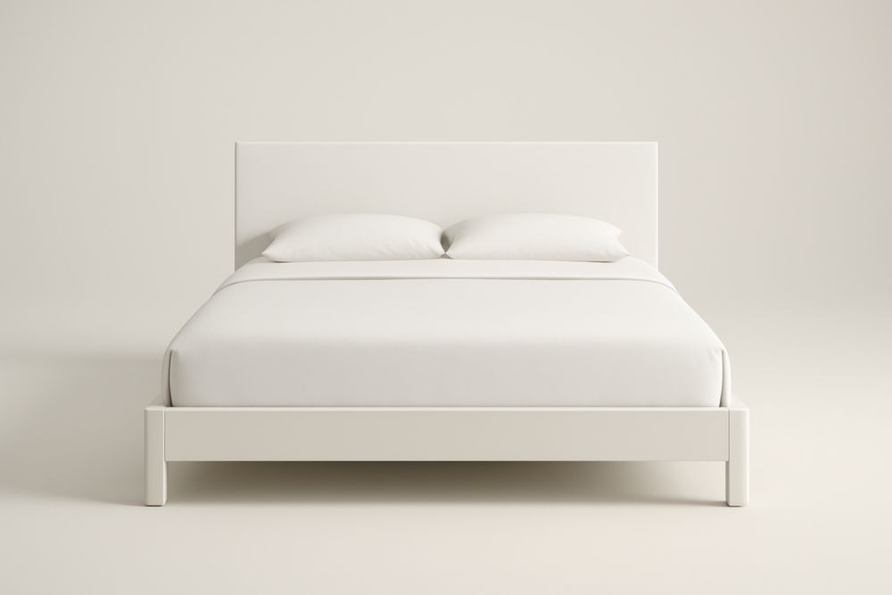 Letto in legno massello bianco con materasso e cuscini 160x200x90 cm-Belonirta
