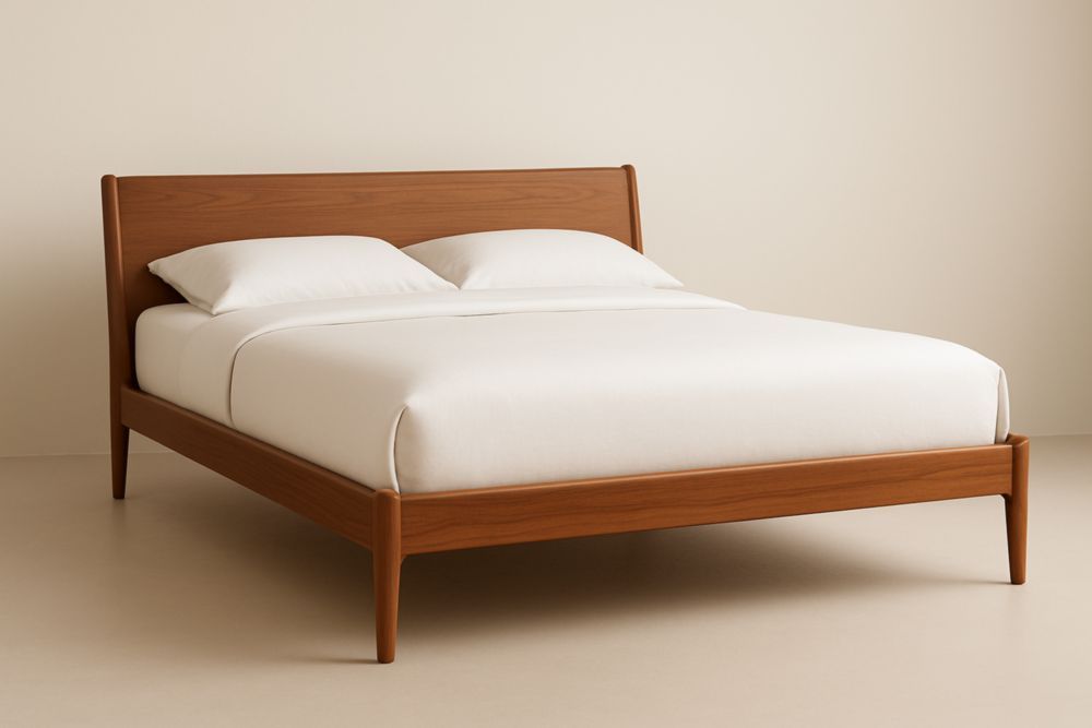 Letto matrimoniale in legno massello-Belonirta