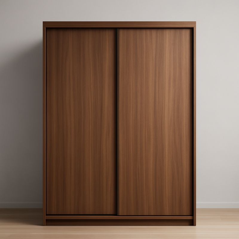 MDF marrone, dimensioni 200x180x60 cm