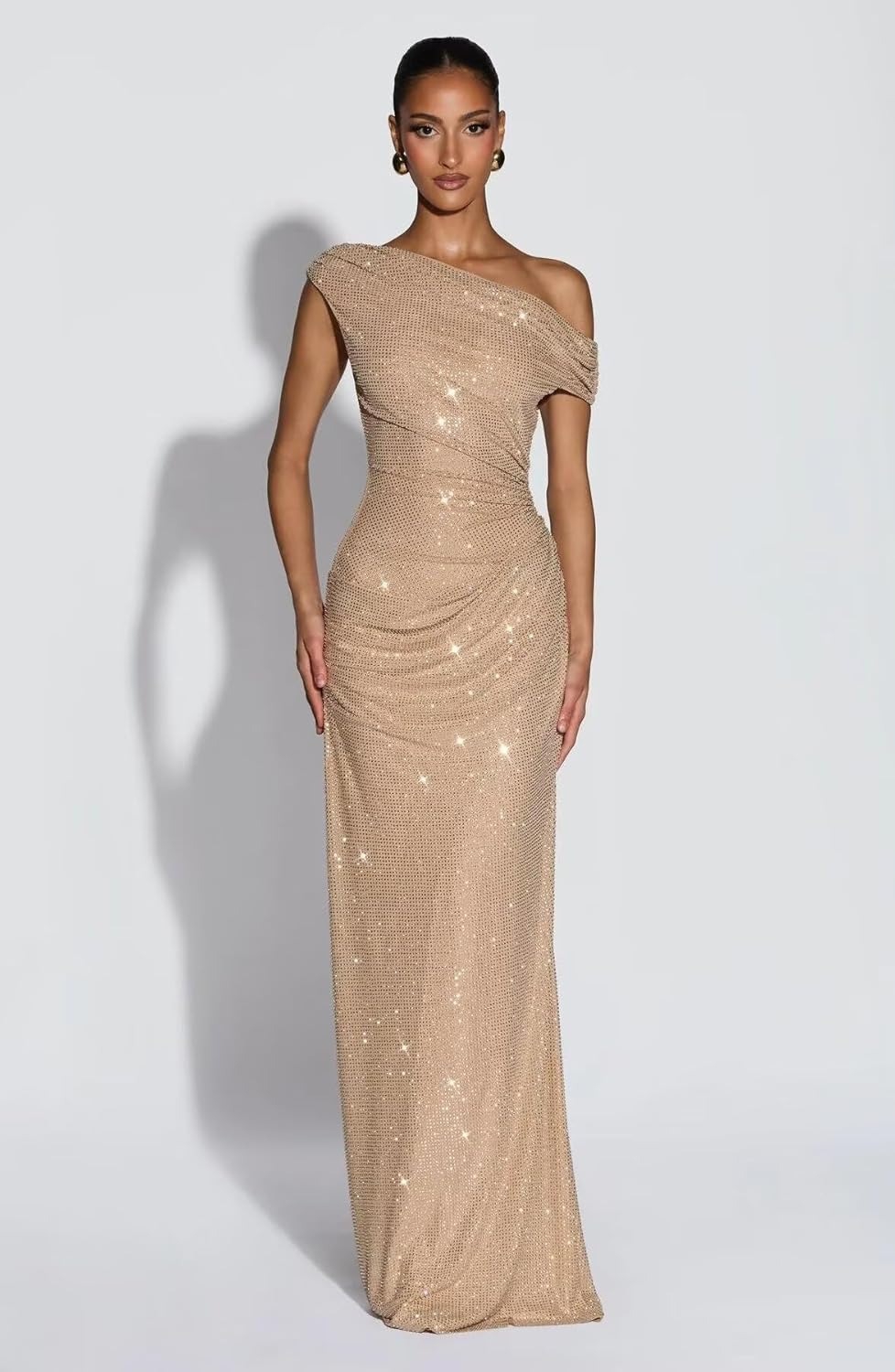 Sequins One Shoulder Mermaid Evening Dresses for Formal Party