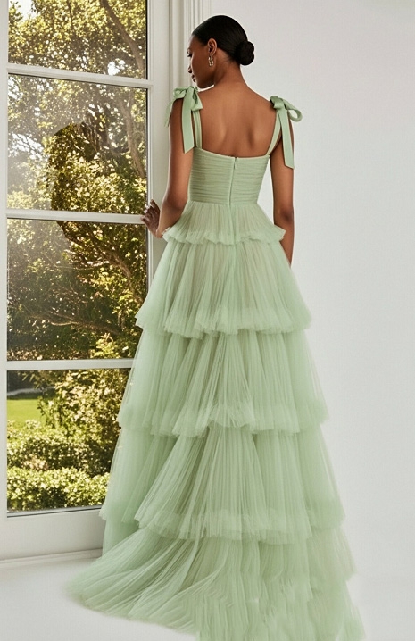 Tulle Sweetheart Evening Dresses for Formal Party