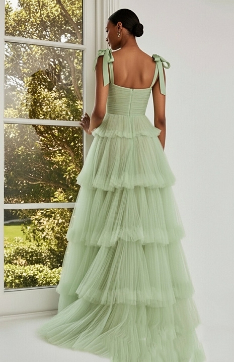 Tulle Sweetheart Evening Dresses for Formal Party