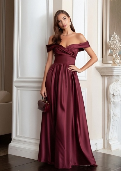 Satin Sweetheart Evening Dresses for Formal Party