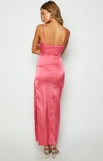 Satin Spaghetti Straps Evening Dresses for Formal Party