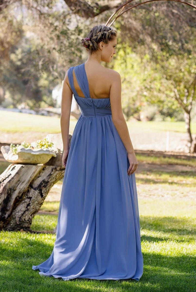 Chiffon One Shoulder A Line Bridesmaid Dresses