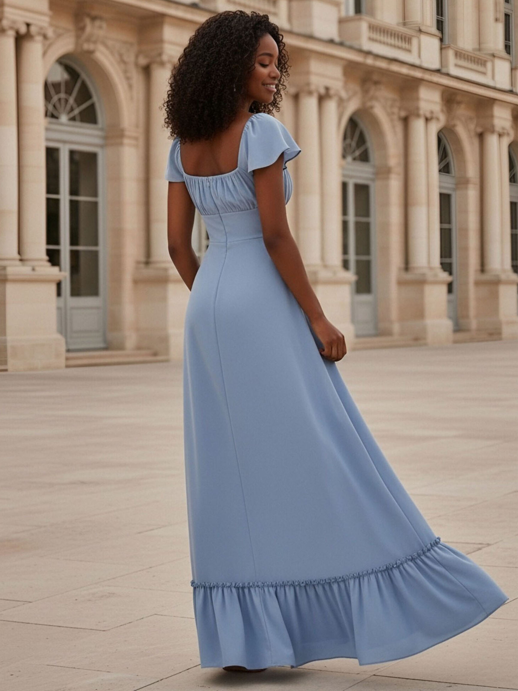 Pleated Sweetheart Satin Bridesmaid Dresses with Slit