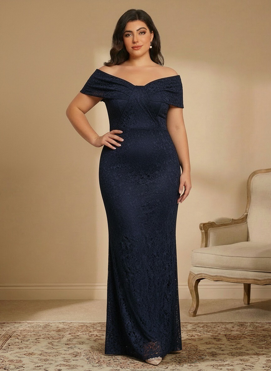 Off Shoulder Lace Mother of the Bride Dresses
