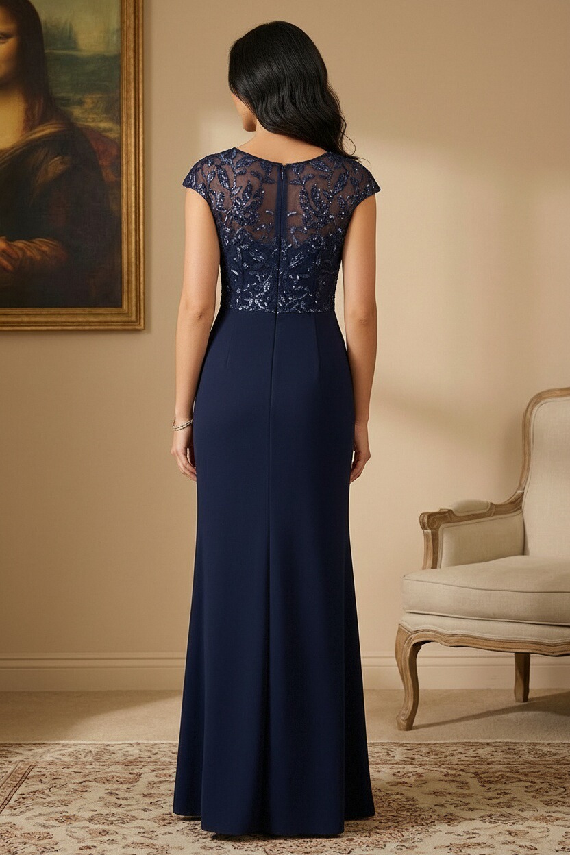 Jewl Beaded Satin Mother of the Bride Dresses