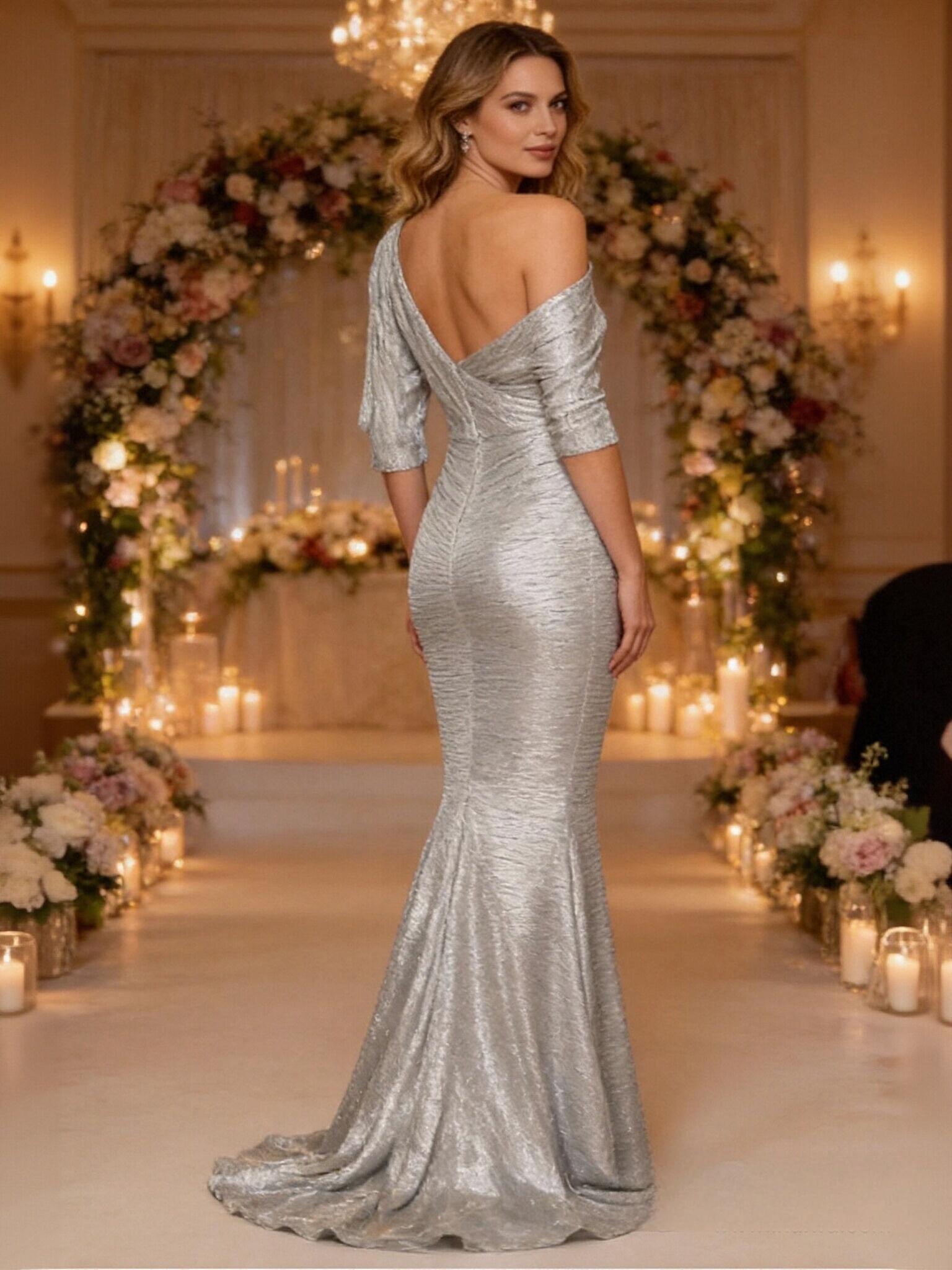 Glitter Tulle Mermaid Mother of the Bride Dresses