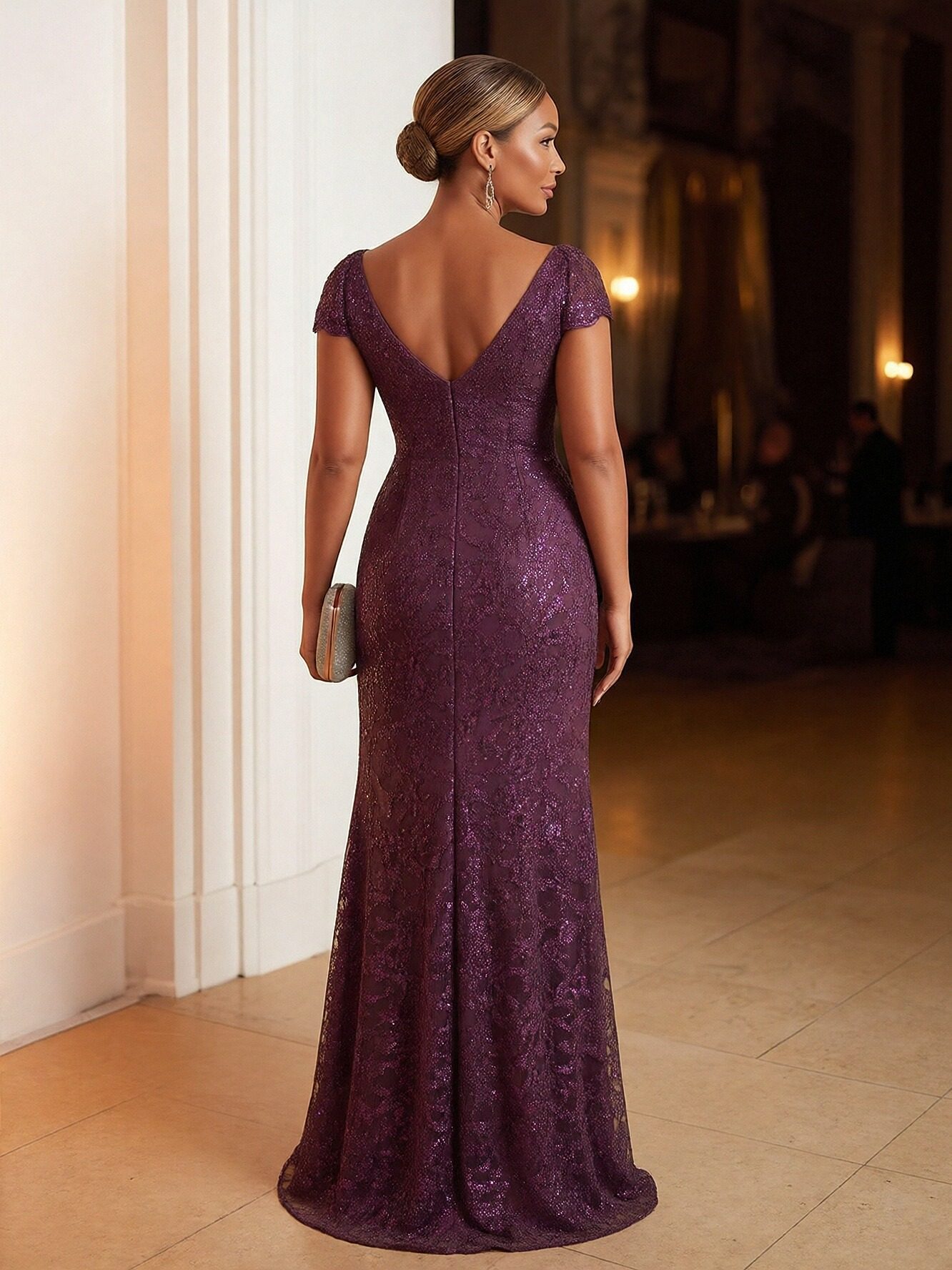 Sleeveless Appliques Lace Mother of the Bride Dresses