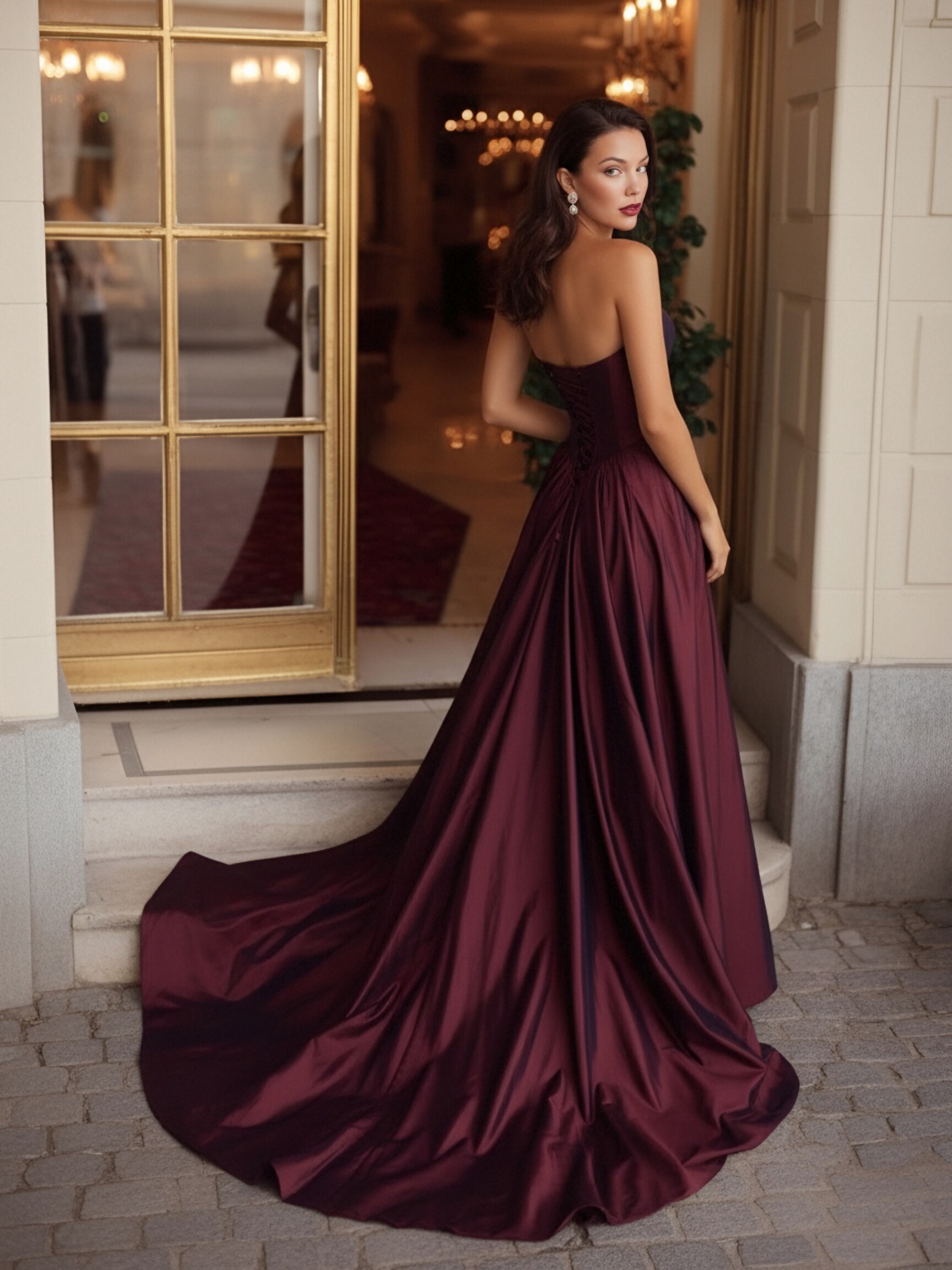 Sweetheart Satin A Line Sleeveless Pleats Formal Dresses