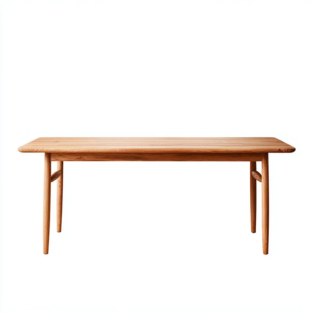 Tavolo da pranzo - legno massello - 180x85x75 cm - naturale - design scandinavo-Shelterza