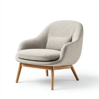 Poltrona da giardino-legno-tessuto-78x72x85 cm-beige-design moderno-Shelterza