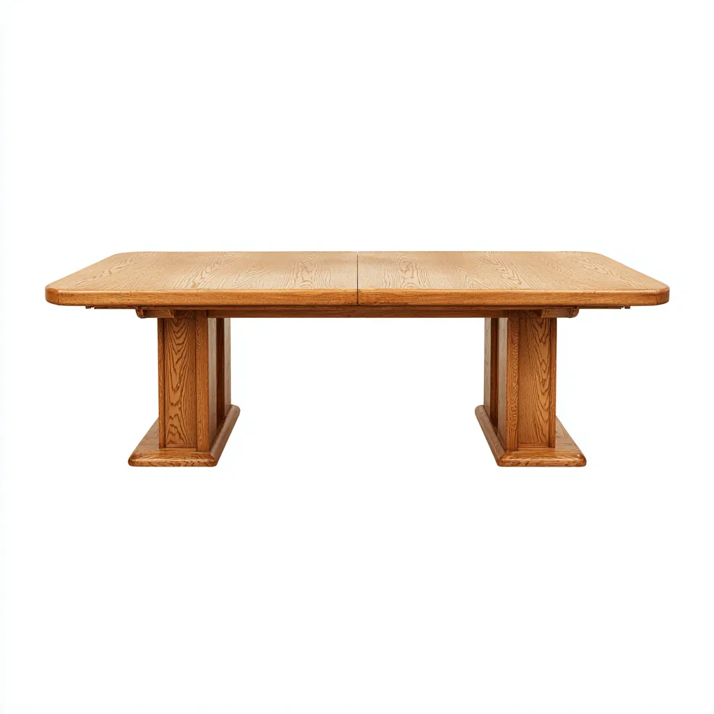 Tavolo da pranzo-legno massello-215x100x78 cm-marrone-design classico-Shelterza