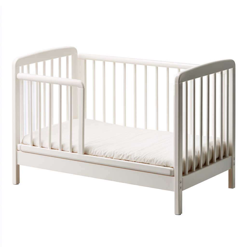 Letto per bambini-legno di pino-140x70x85 cm-bianco-design classico-Shelterza