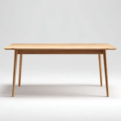 Tavolo da pranzo-legno massello-188x84x76 cm-naturale-design moderno-Shelterza
