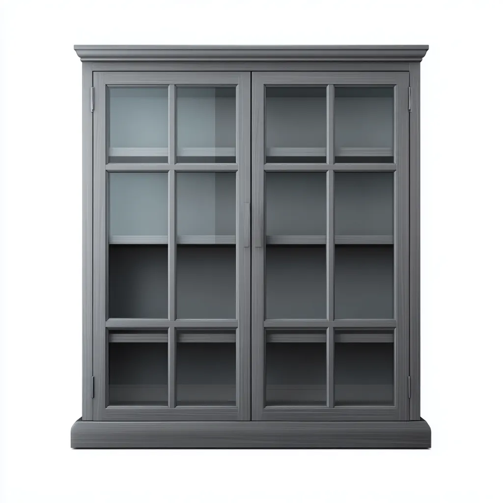 Armadietto da cucina legno 130x45x185 cm - grigio - per cucina - design classico-villaovae