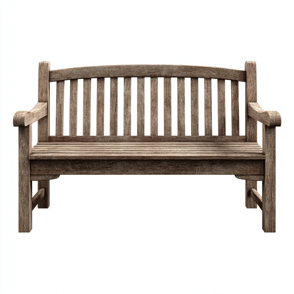 Panca da giardino in legno 128x59x90 cm - marrone grigiastro - design classico - adatta al giardino-villaovae