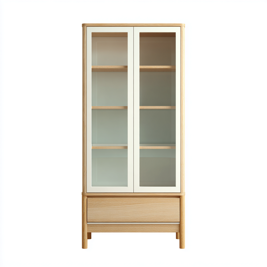 Armadietto da cucina legno 85x40x180 cm - bianco - legno - per cucina - design moderno-villaovae