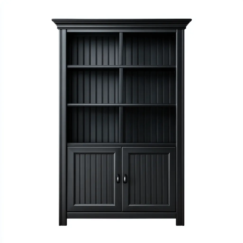 Armadietto da cucina legno 120x40x200 cm - nero - per cucina - design classico-villaovae