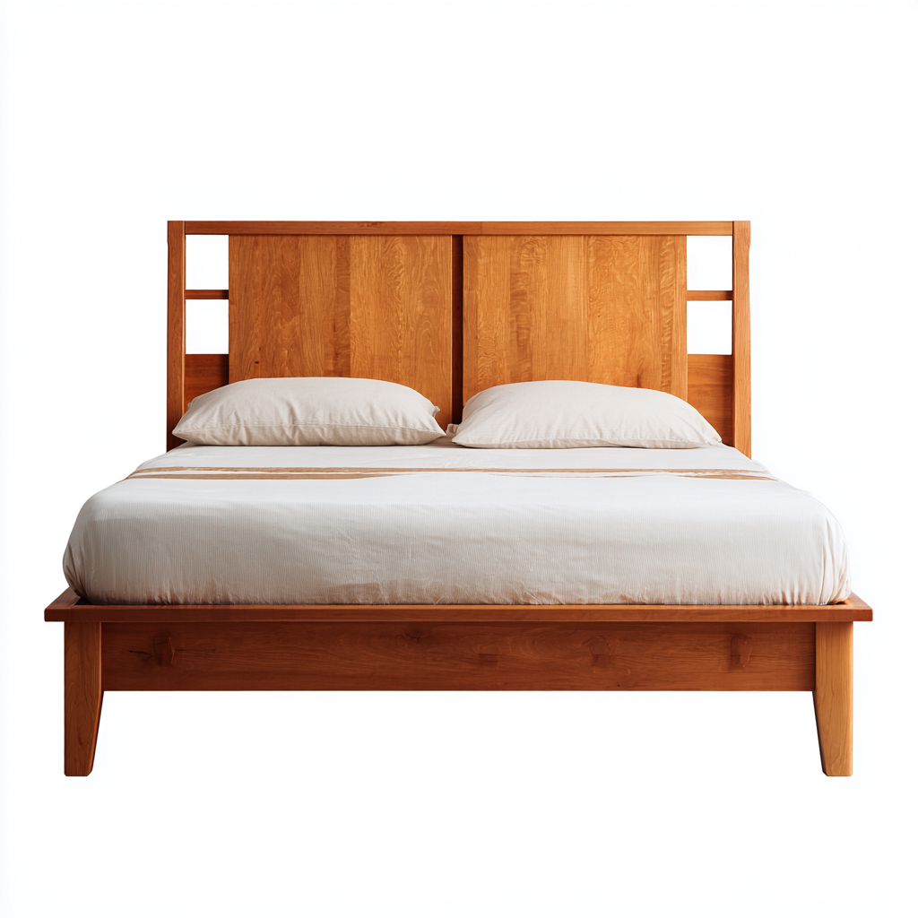 Letto matrimoniale legno massello 210x160x95 cm - marrone chiaro - design moderno adatto alla camera da letto-villaovae