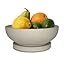 Decorative Concrete Fruit Bowl for Kitchen Counter – Elegant Pedestal 
