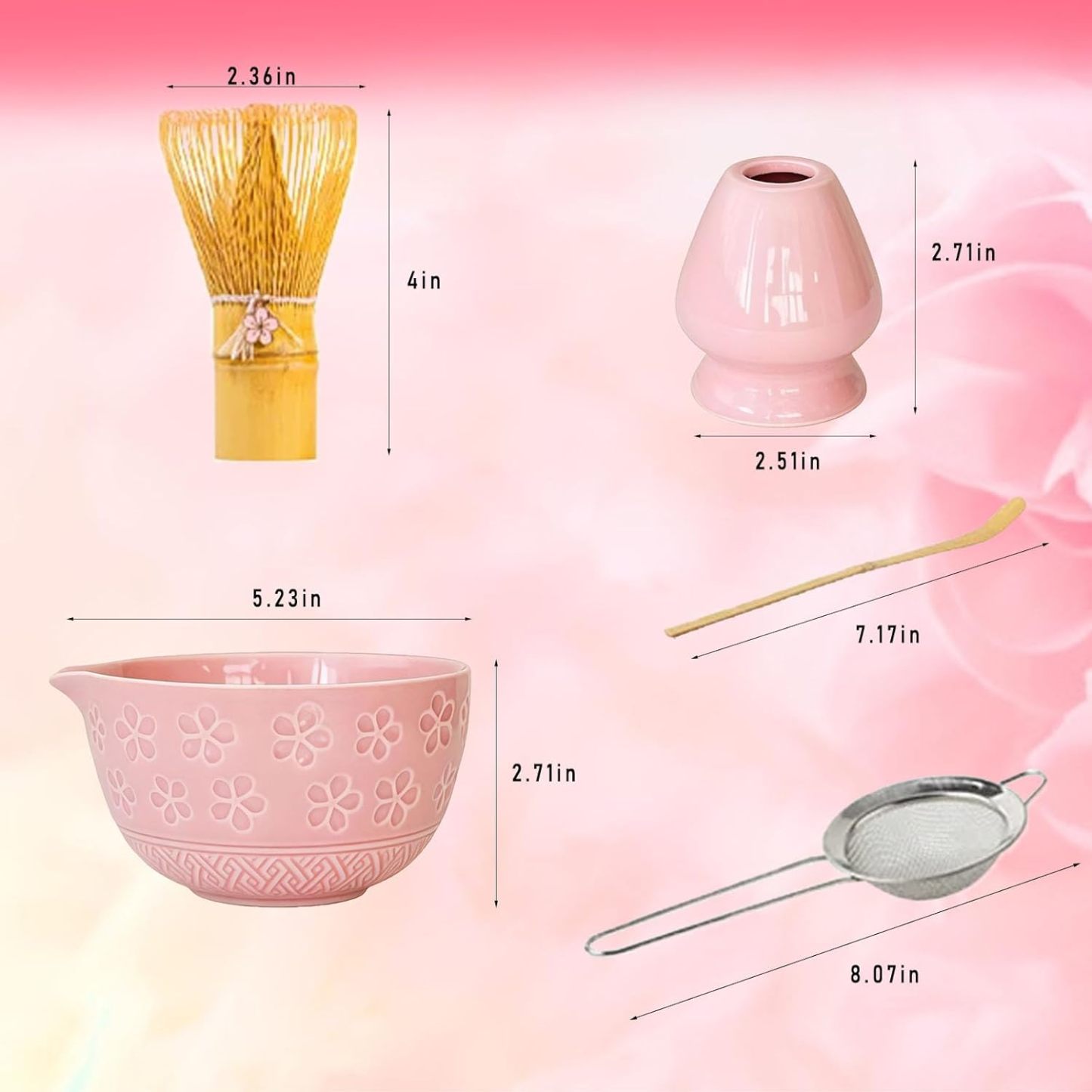 Japanese Style Matcha Bowl, 500 ml/18 oz Ceramic Matcha Bowl with Spout Japanese Ceremonial Matcha Chawan Mixing Bowl for Matcha Powder/Salad/Matcha Tea Ceremony (Green)