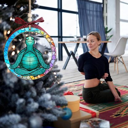 Ramen Ornament for Noodle Ramen Lovers, Women, Men - Food Ornaments for Christmas Tree - Noodles Bowl Ceramic Ornament