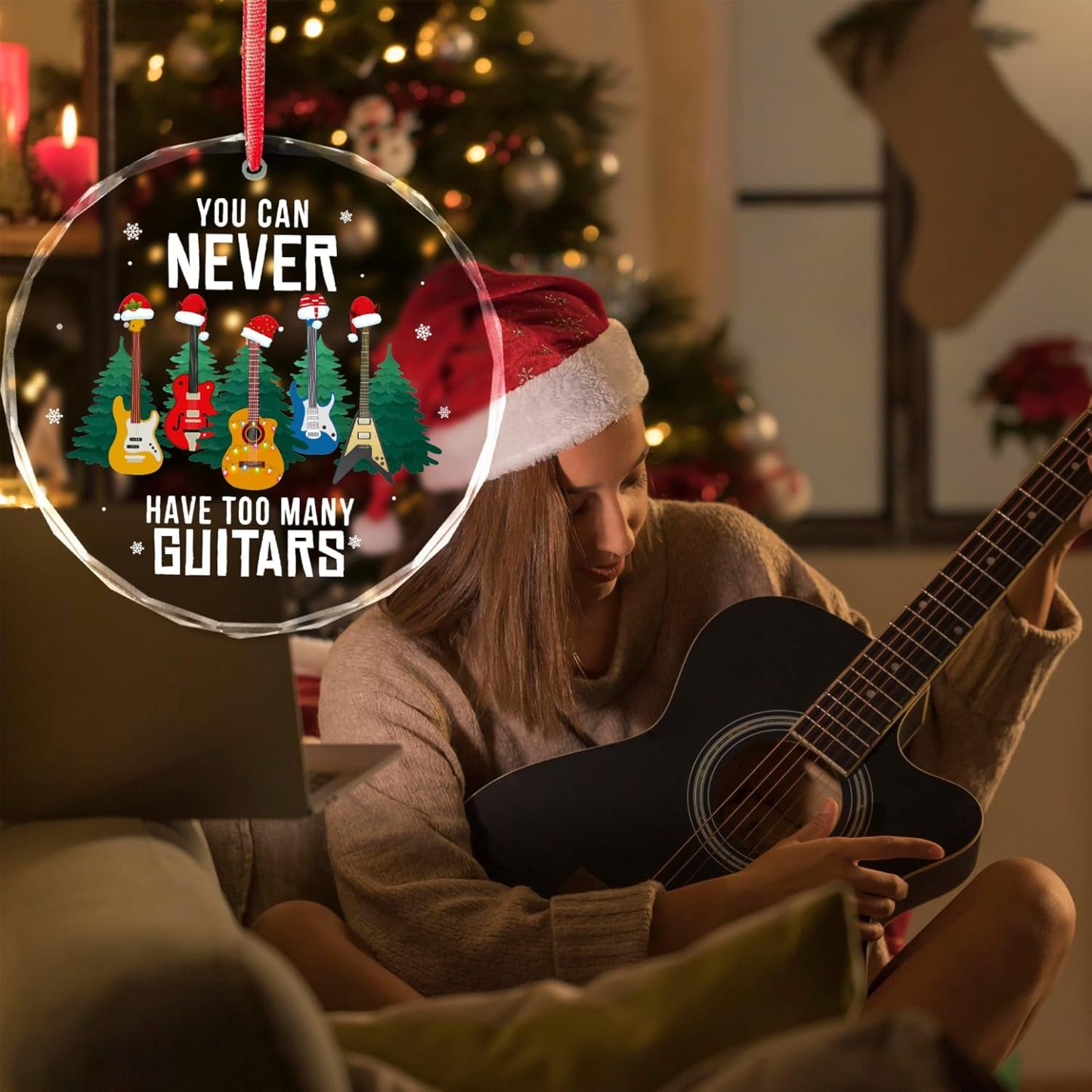 Ramen Ornament for Noodle Ramen Lovers, Women, Men - Food Ornaments for Christmas Tree - Noodles Bowl Ceramic Ornament