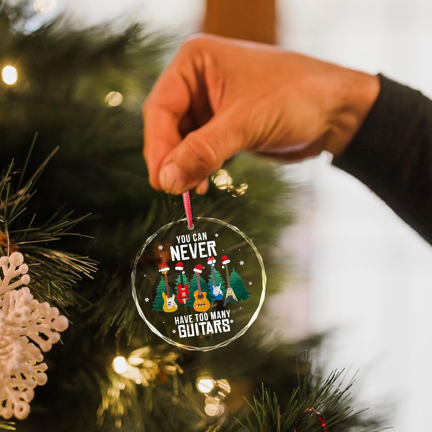 Ramen Ornament for Noodle Ramen Lovers, Women, Men - Food Ornaments for Christmas Tree - Noodles Bowl Ceramic Ornament