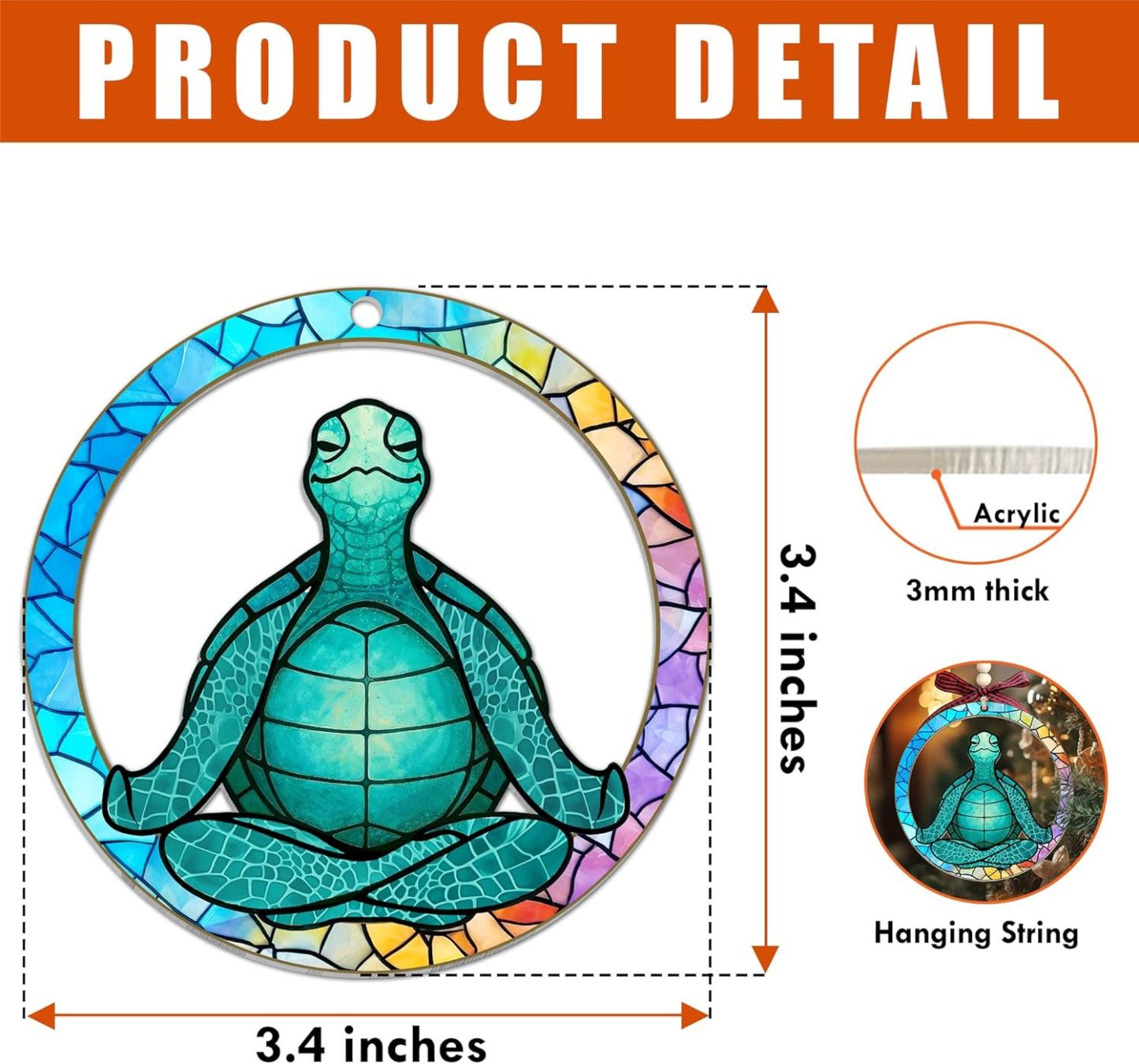 Ramen Ornament for Noodle Ramen Lovers, Women, Men - Food Ornaments for Christmas Tree - Noodles Bowl Ceramic Ornament