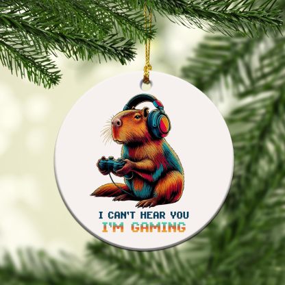 Ramen Ornament for Noodle Ramen Lovers, Women, Men - Food Ornaments for Christmas Tree - Noodles Bowl Ceramic Ornament