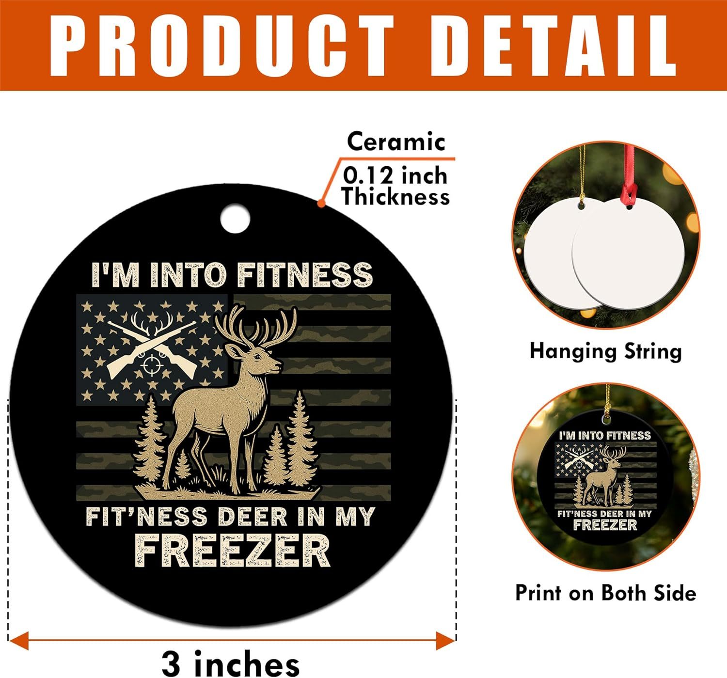 Ramen Ornament for Noodle Ramen Lovers, Women, Men - Food Ornaments for Christmas Tree - Noodles Bowl Ceramic Ornament