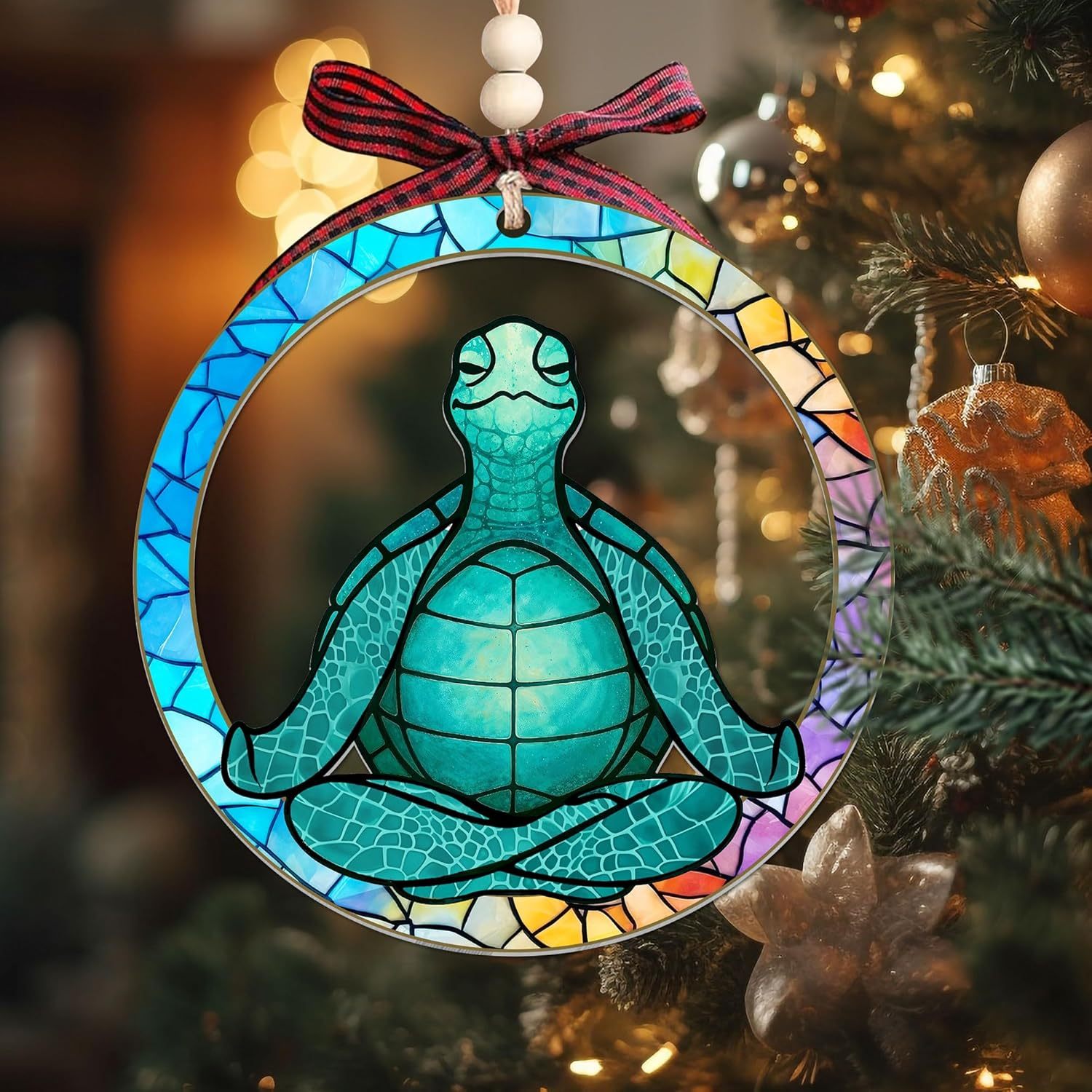 Ramen Ornament for Noodle Ramen Lovers, Women, Men - Food Ornaments for Christmas Tree - Noodles Bowl Ceramic Ornament