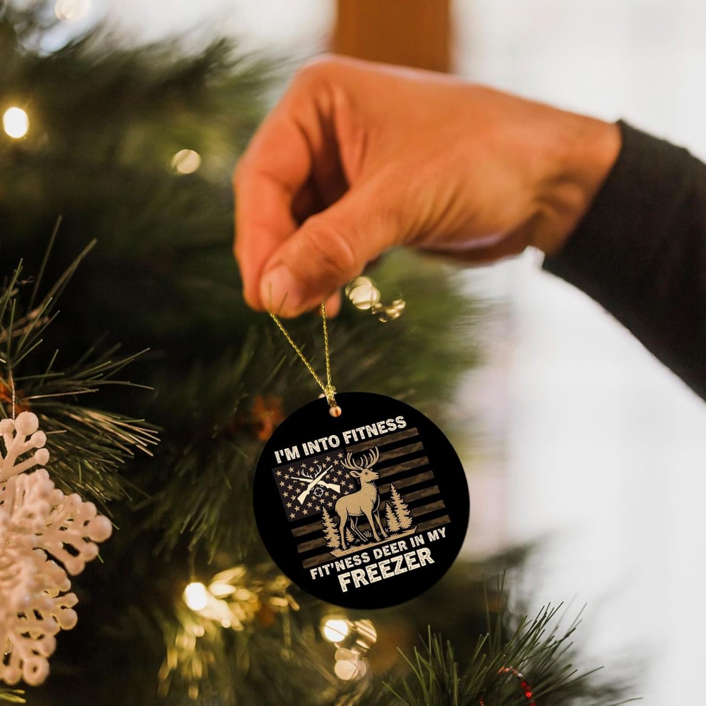 Ramen Ornament for Noodle Ramen Lovers, Women, Men - Food Ornaments for Christmas Tree - Noodles Bowl Ceramic Ornament