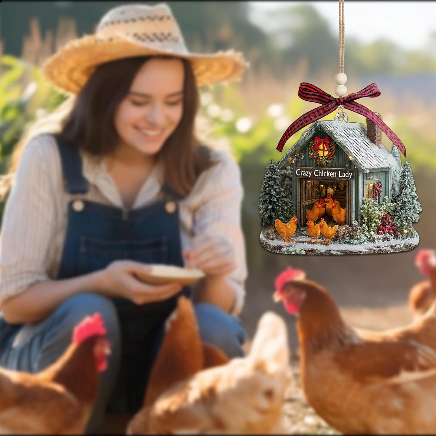 Ramen Ornament for Noodle Ramen Lovers, Women, Men - Food Ornaments for Christmas Tree - Noodles Bowl Ceramic Ornament