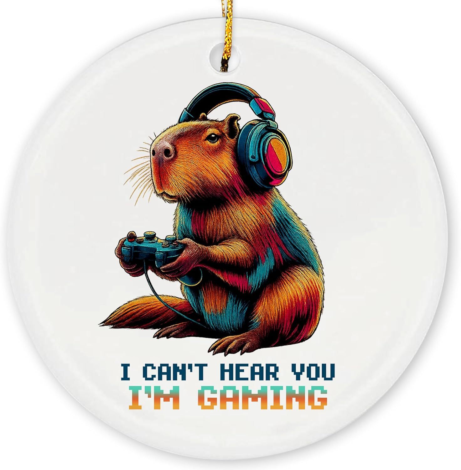 Ramen Ornament for Noodle Ramen Lovers, Women, Men - Food Ornaments for Christmas Tree - Noodles Bowl Ceramic Ornament