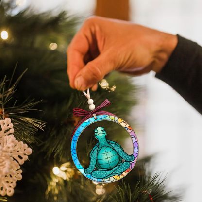 Ramen Ornament for Noodle Ramen Lovers, Women, Men - Food Ornaments for Christmas Tree - Noodles Bowl Ceramic Ornament