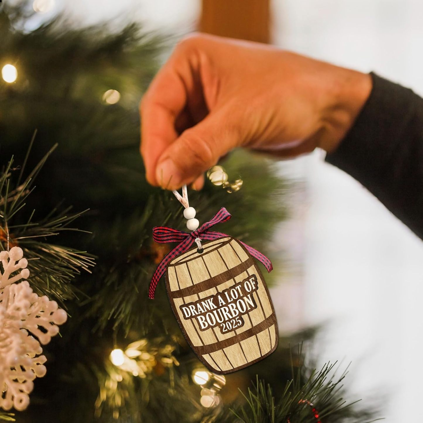 Ramen Ornament for Noodle Ramen Lovers, Women, Men - Food Ornaments for Christmas Tree - Noodles Bowl Ceramic Ornament