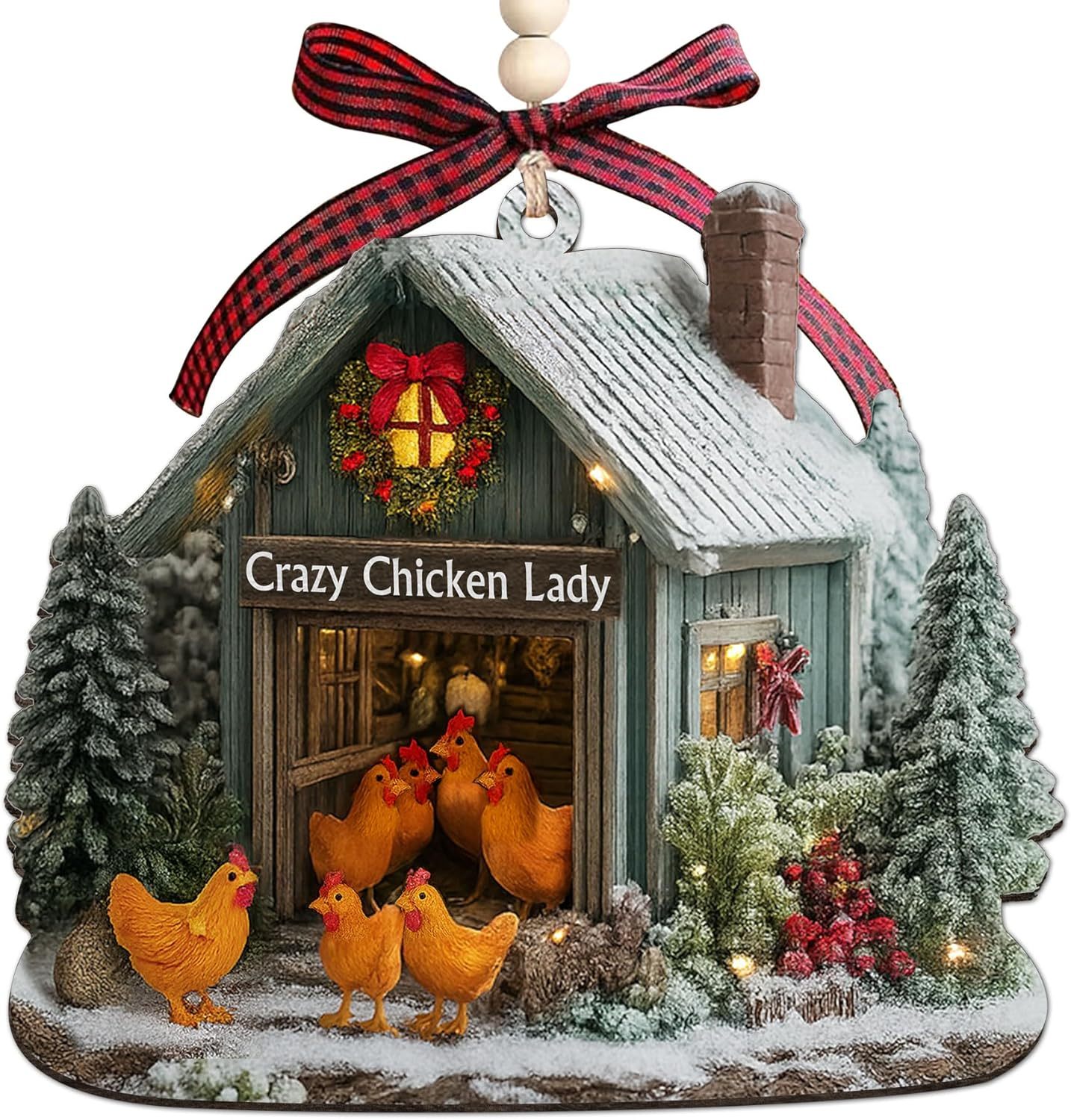 Ramen Ornament for Noodle Ramen Lovers, Women, Men - Food Ornaments for Christmas Tree - Noodles Bowl Ceramic Ornament