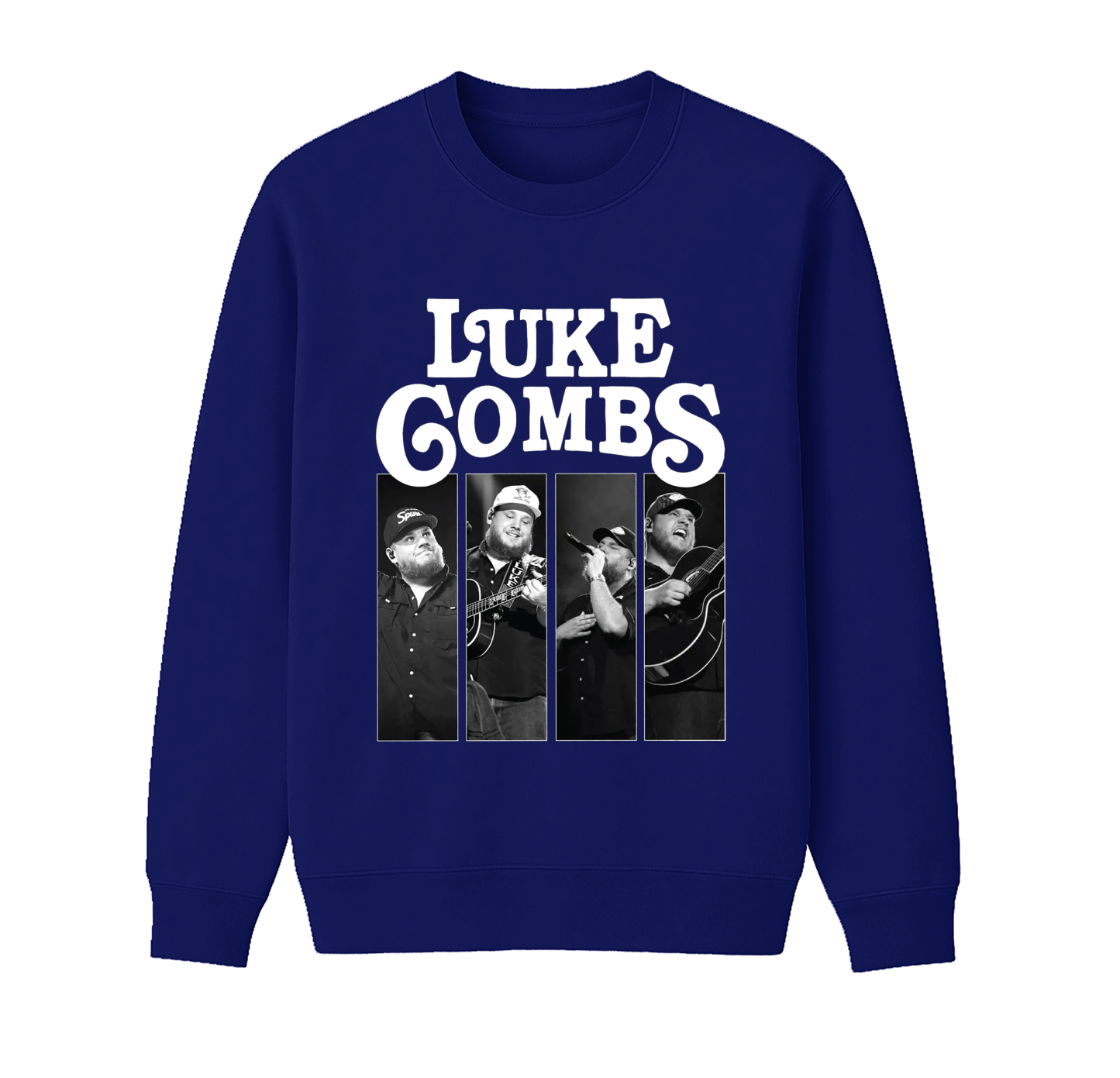 Luke Combs Unisex Cotton Creneck Sweatshirt