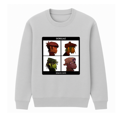 Gorillaz Demon Days Unisex Cotton Creneck Sweatshirt