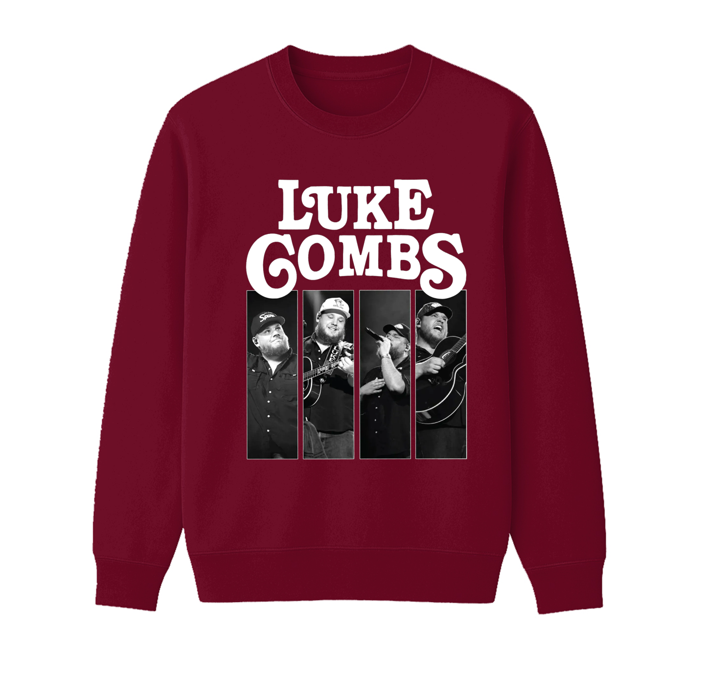 Luke Combs Unisex Cotton Creneck Sweatshirt