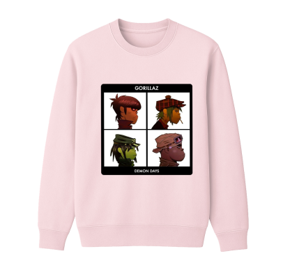 Gorillaz Demon Days Unisex Cotton Creneck Sweatshirt