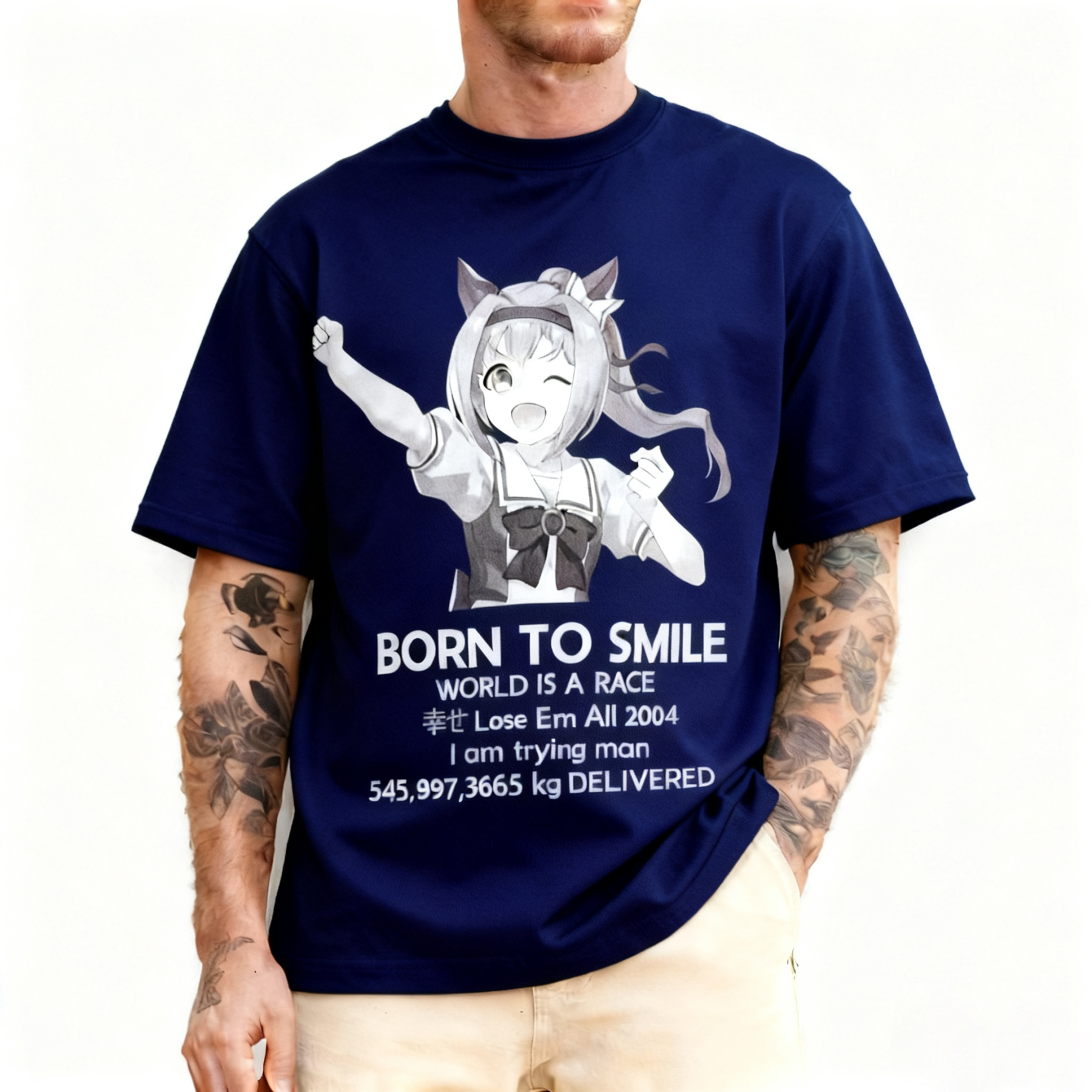 My daughter is so sweet and cute . Born to smile Haru Urara Unisex Shirt/Crewneck/Hoodie