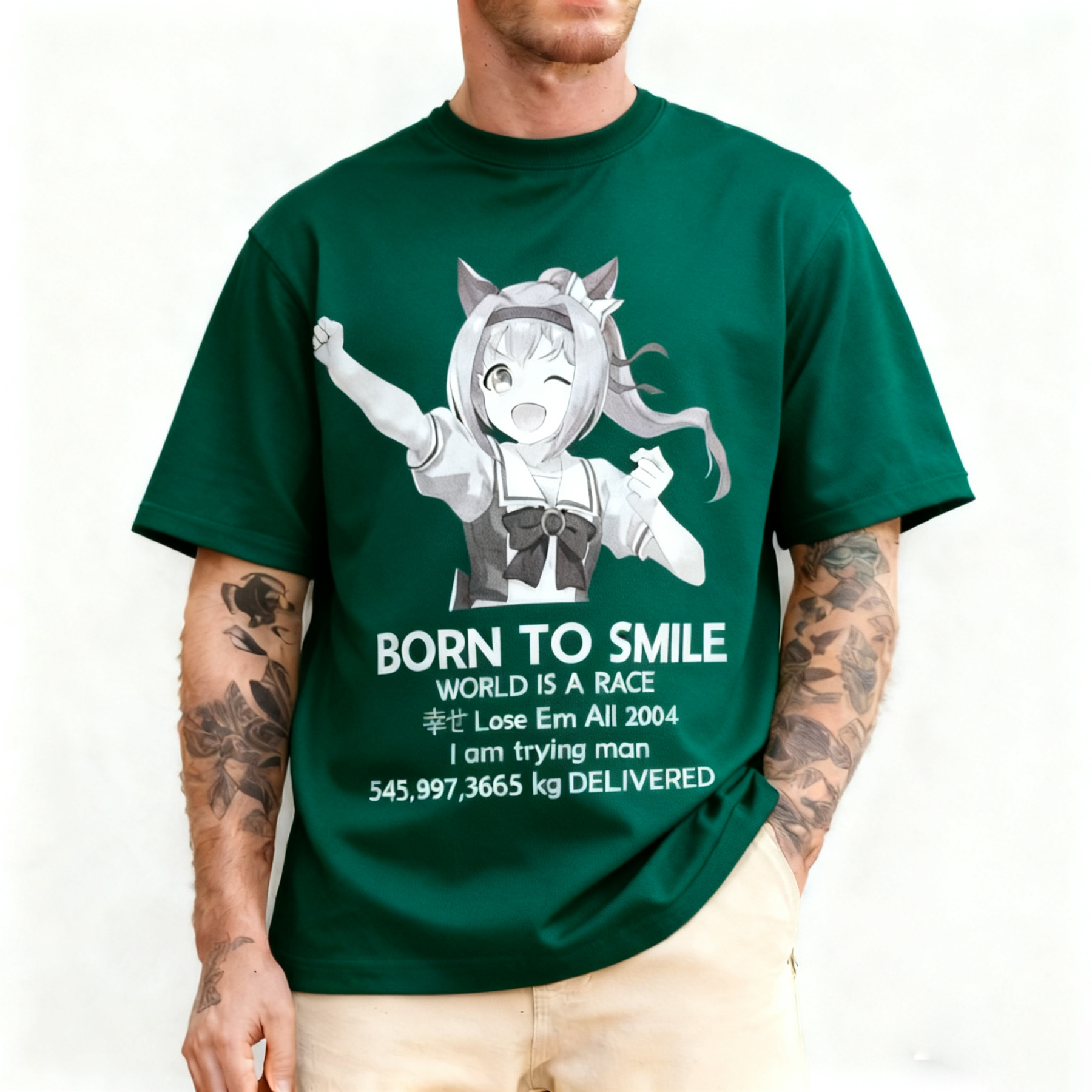 My daughter is so sweet and cute . Born to smile Haru Urara Unisex Shirt/Crewneck/Hoodie